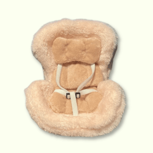 Labubu Car Seat - Light Brown